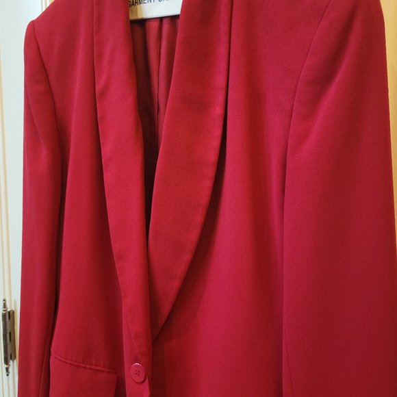 Rena Rowan for Saville Red Blazer - Picture 3 of 14